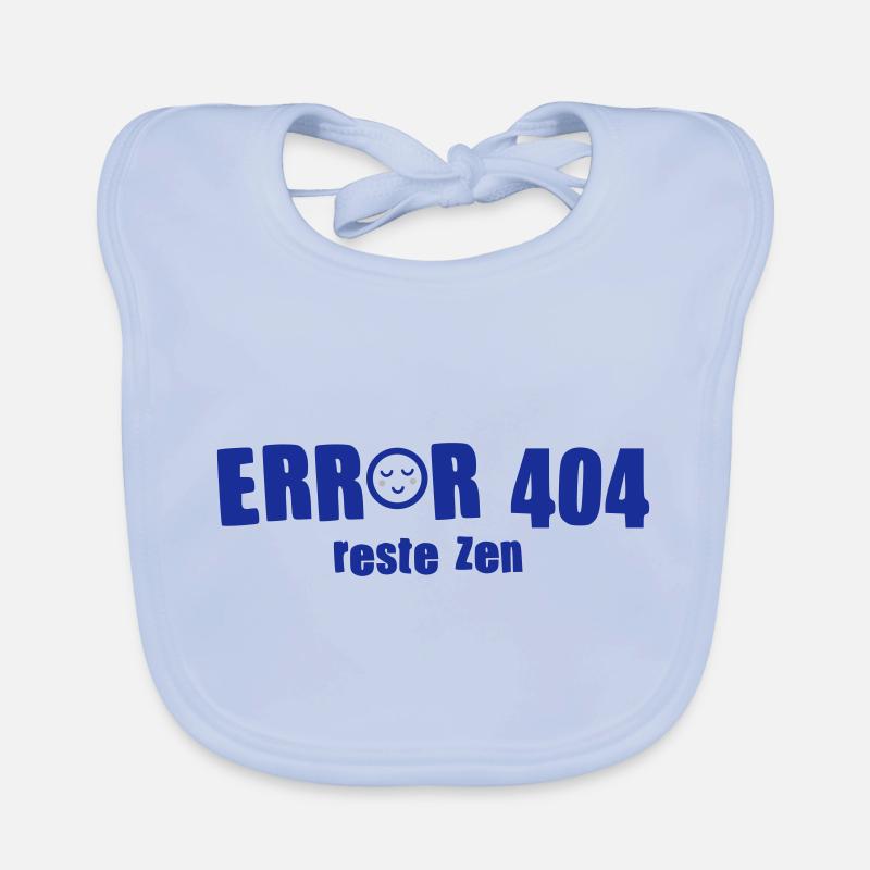 FEHLER 404 bleibt zen - Computerfehler Baby Bio-Lätzchen