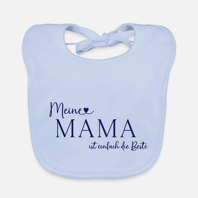 Muttertag Meine Mama ist einfach die Beste Baby Bio-Lätzchen