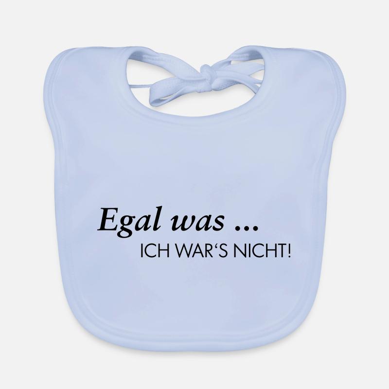 Egal was ... ich war's nicht! Baby Bio-Lätzchen