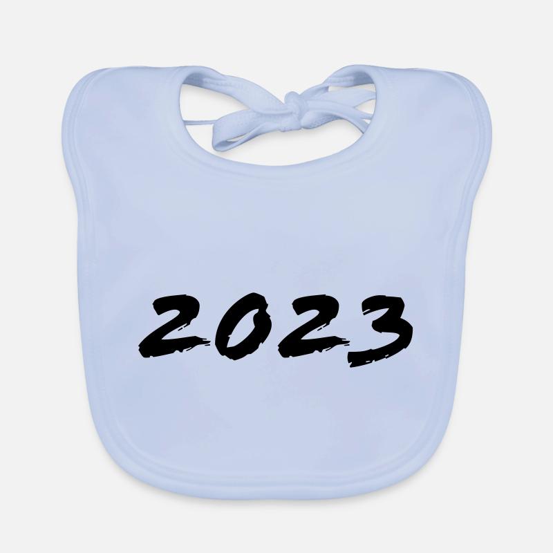 2023 - Année - Nouvel An Bavoir bio Bébé