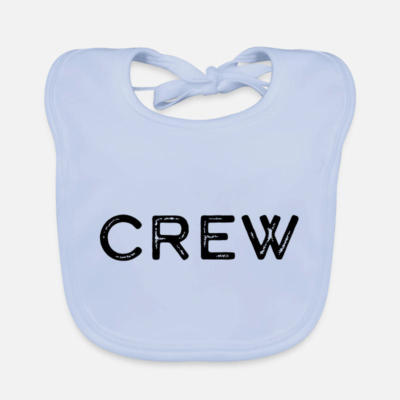 Crew - Team - Geschenkidee Baby Bio-Lätzchen