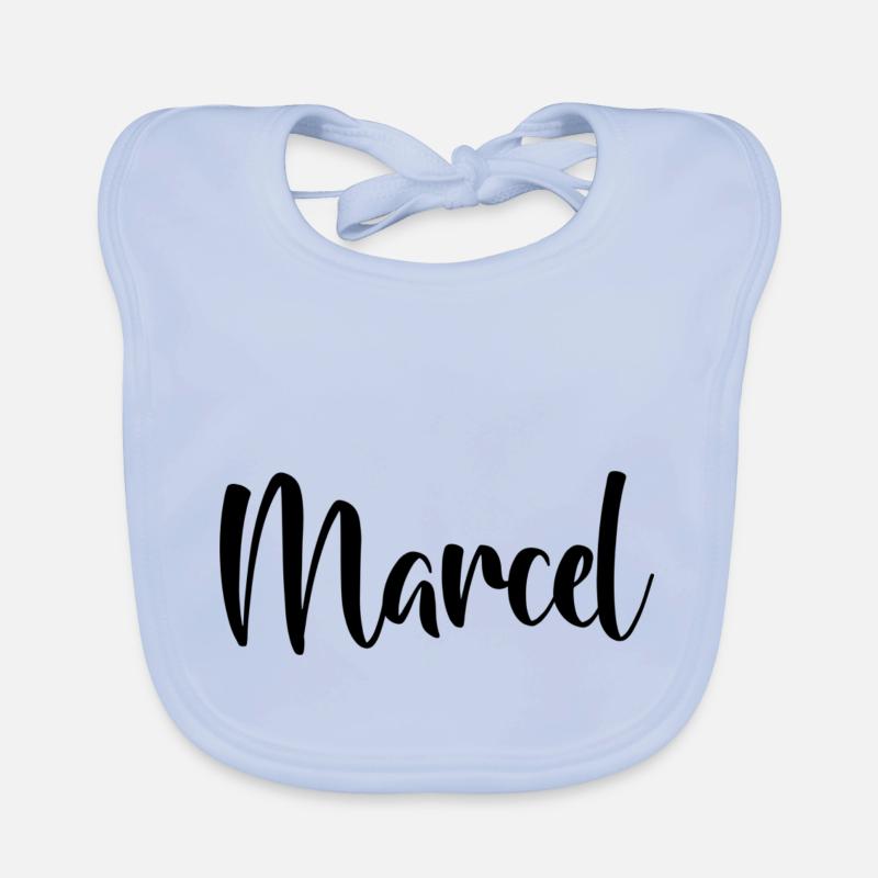 Prénom Marcel Bavoir bio Bébé