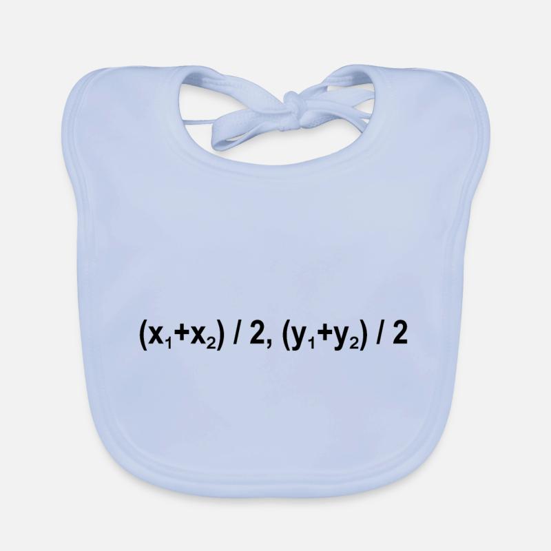 Équation de formule centrale Mathématiques Bavoir bio Bébé