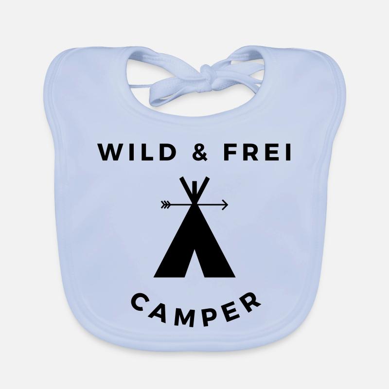 wild frei Tipi Baby Bio-Lätzchen
