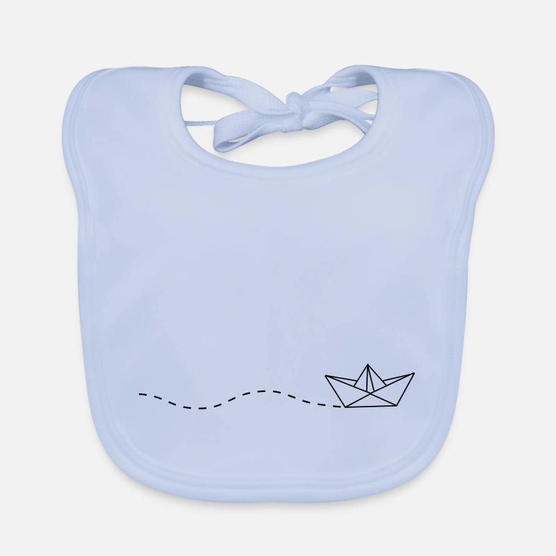 Papierschiffchen Baby Bio-Lätzchen
