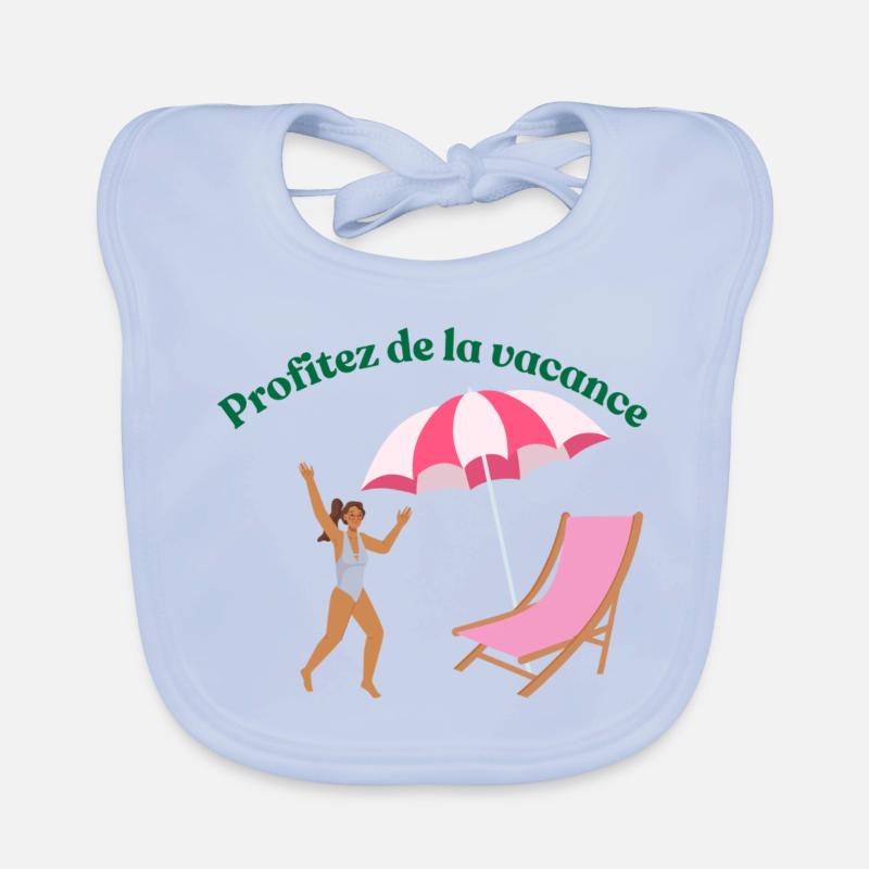 Profitez de la vacance Bavoir bio Bébé