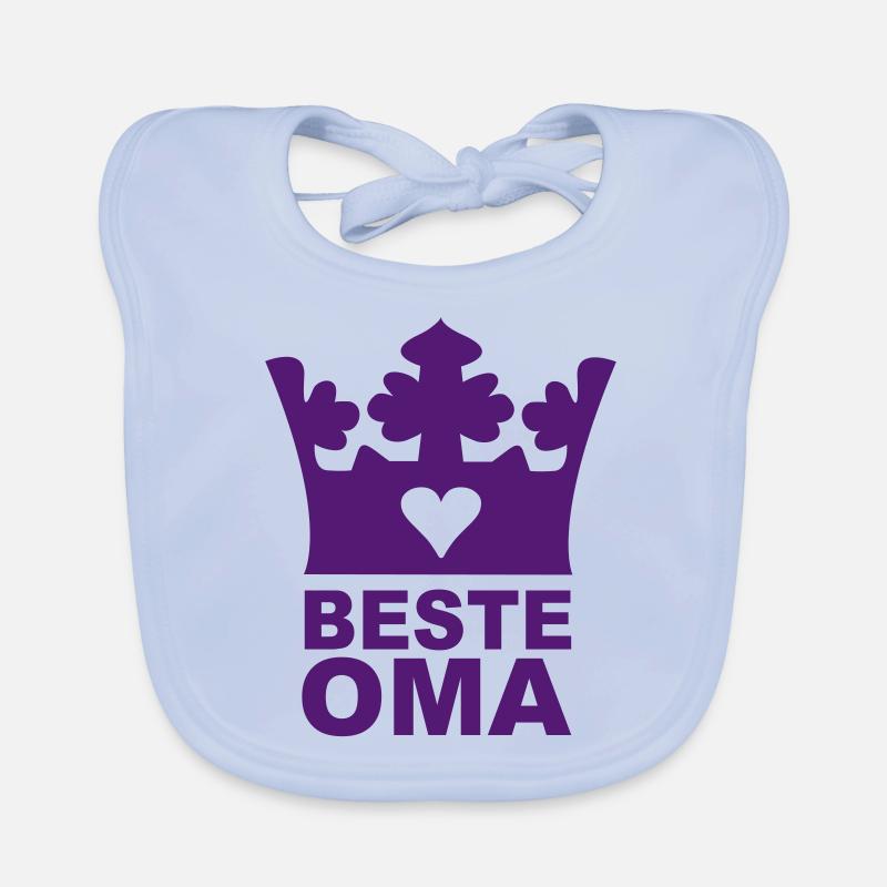 Oma - Großmutter Baby Bio-Lätzchen