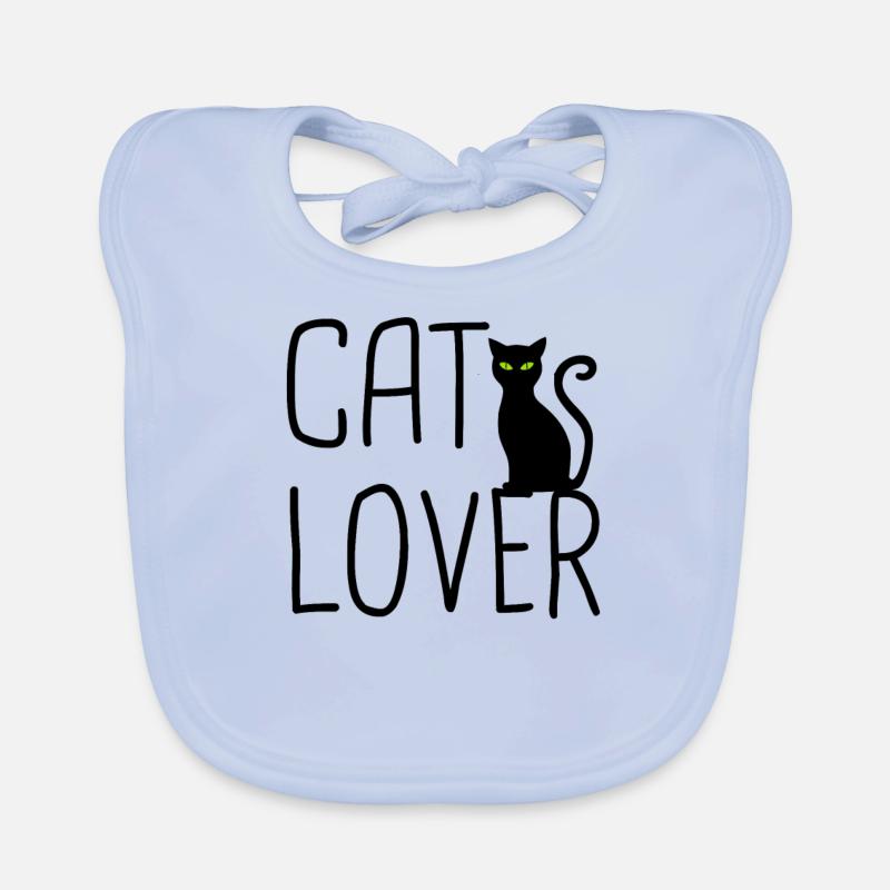 Cat Lover Organic Baby Bibs