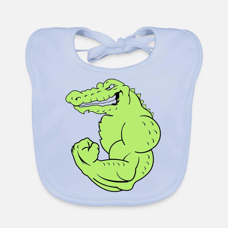 strong_crocodile_2 Baby Bio-Lätzchen