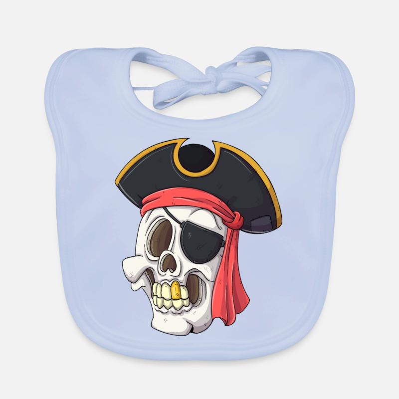 Cool pirate Organic Baby Bibs