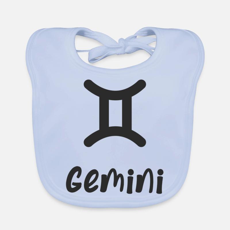 Sternzeichen Zwillinge Baby Bio-Lätzchen