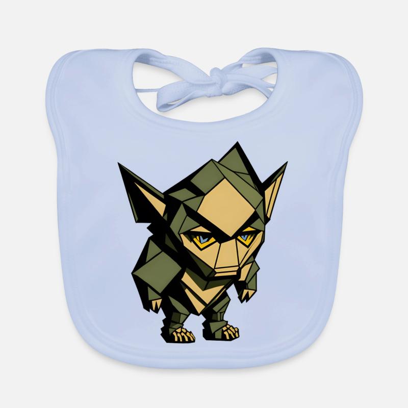 Geometrische Goblin Bio-slabbetje voor baby's