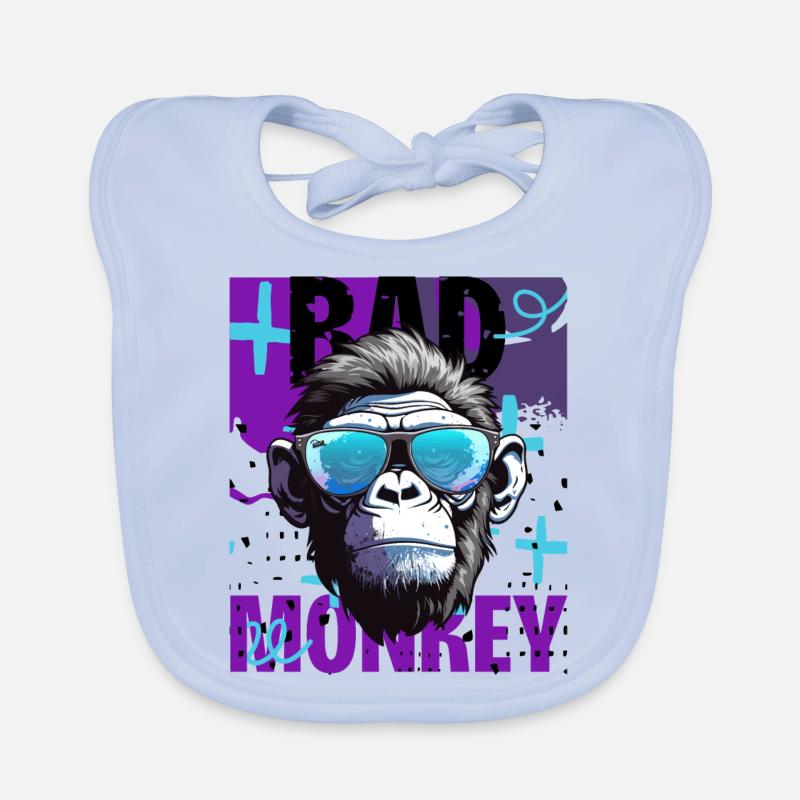 Playful Spirits The Monkey Magic Collection Organic Baby Bibs