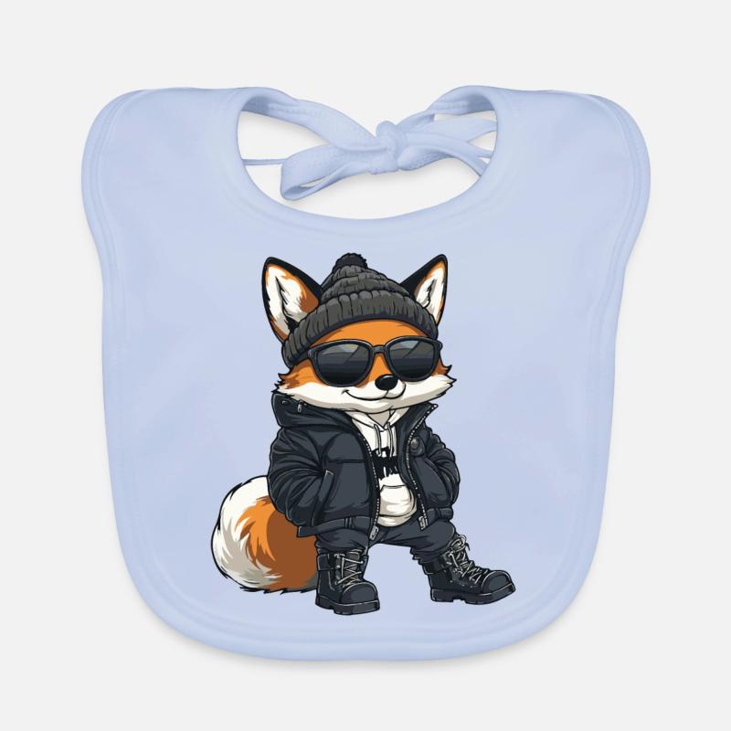 Fuchs Winter Baby Bio-Lätzchen