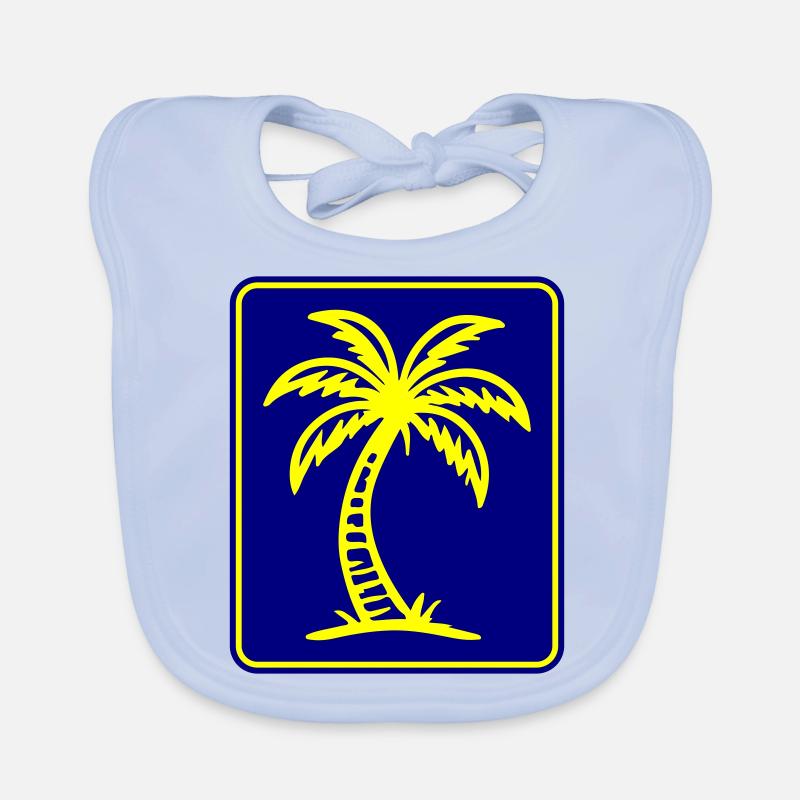Icône de palmier Bavoir bio Bébé