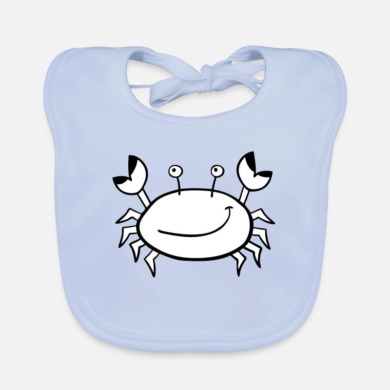 Crab Organic Baby Bibs