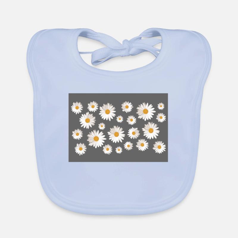 daisies Organic Baby Bibs