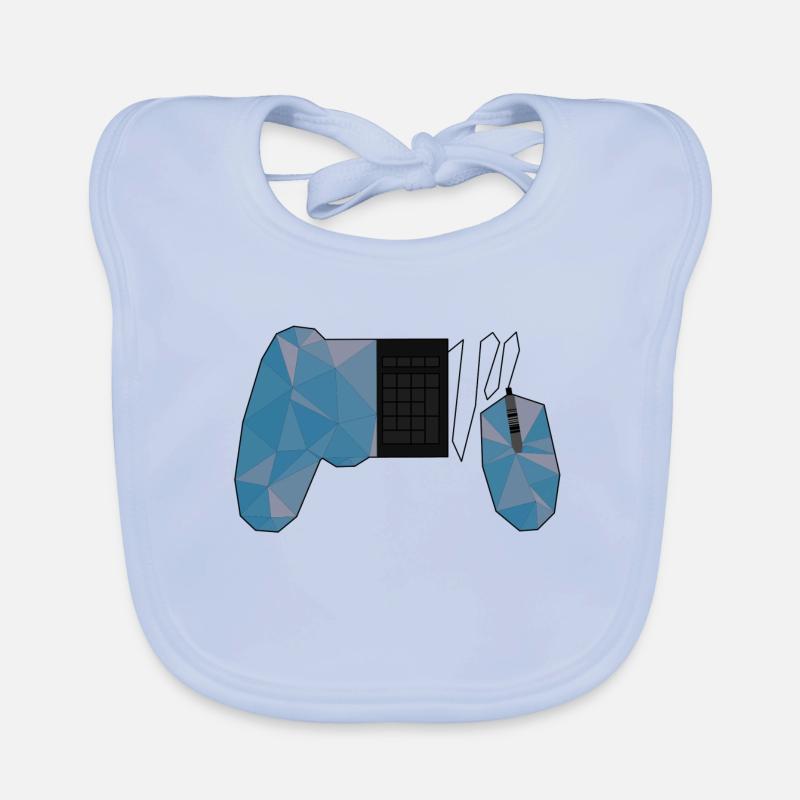 Gaming controller Organic Baby Bibs