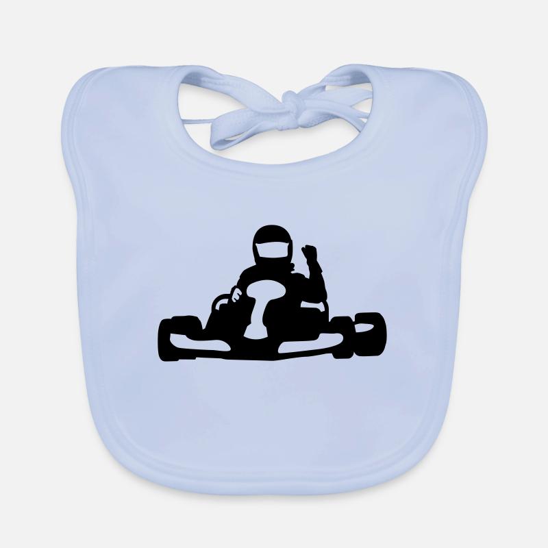 karting Organic Baby Bibs