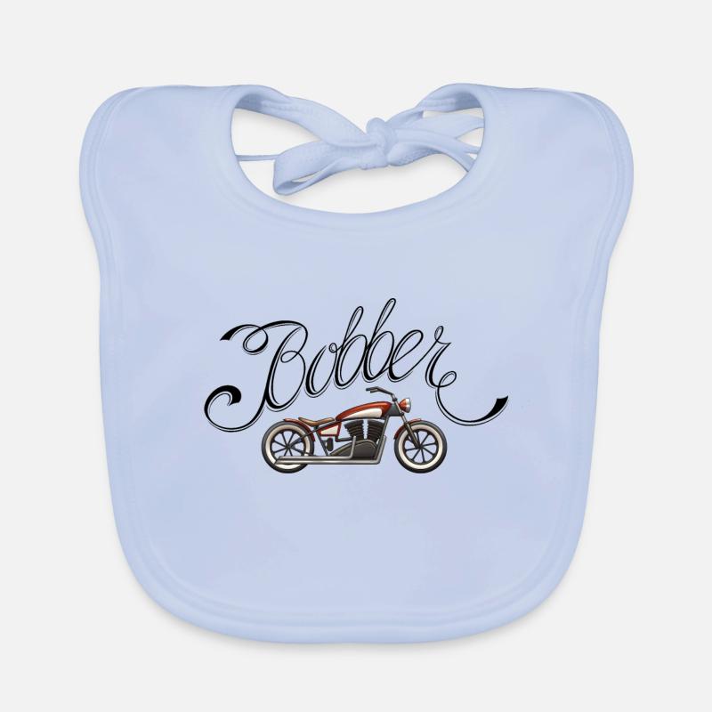 Moto Bobber Bavoir bio Bébé
