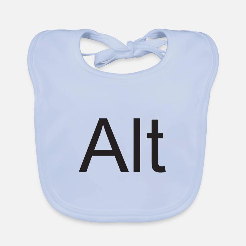 Alt Ctrl Del keyboard shortcut Organic Baby Bibs