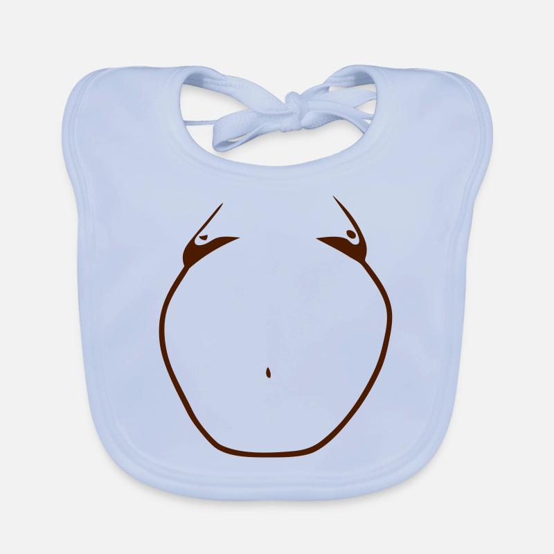 dicker Mann Bauch Baby Bio-Lätzchen