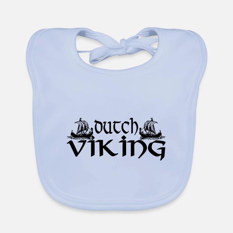 MULTI COLOR VECTOR - DUTCH VIKING Organic Baby Bibs