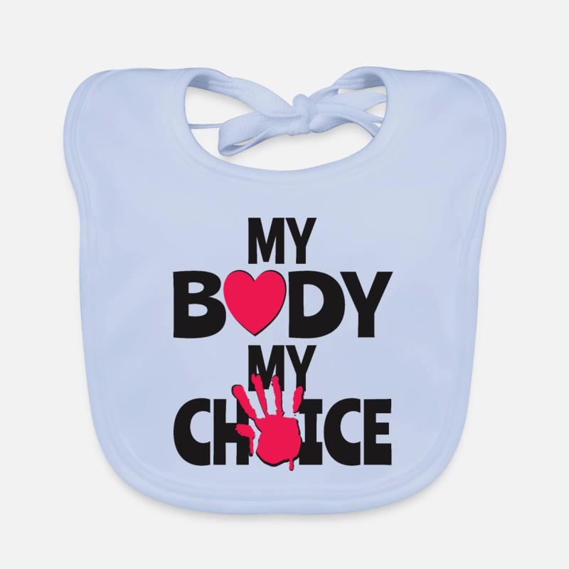 Mon corps Ma décision Bavoir bio Bébé