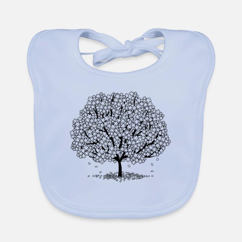 Blühender Baum Baby Bio-Lätzchen