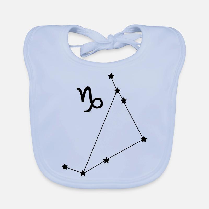 Sternbild Steinbock Sternzeichen Baby Bio-Lätzchen