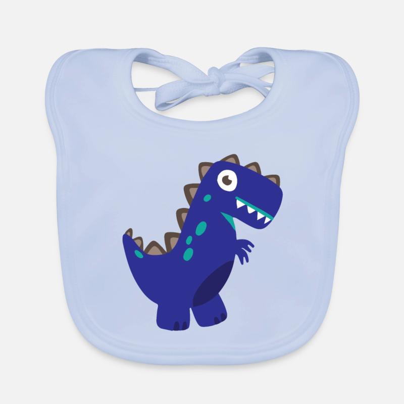 Dinosaur T-Rex Organic Baby Bibs