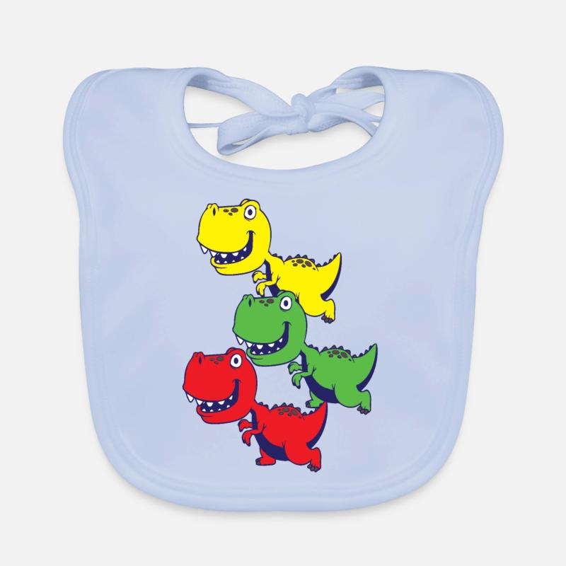 Dinosaurier T-Rex Babys Baby Bio-Lätzchen