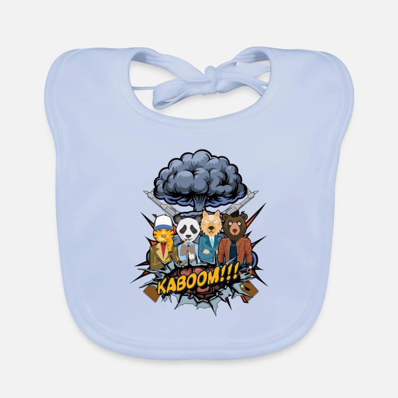 L'équipe d'animal de compagnie Bavoir bio Bébé