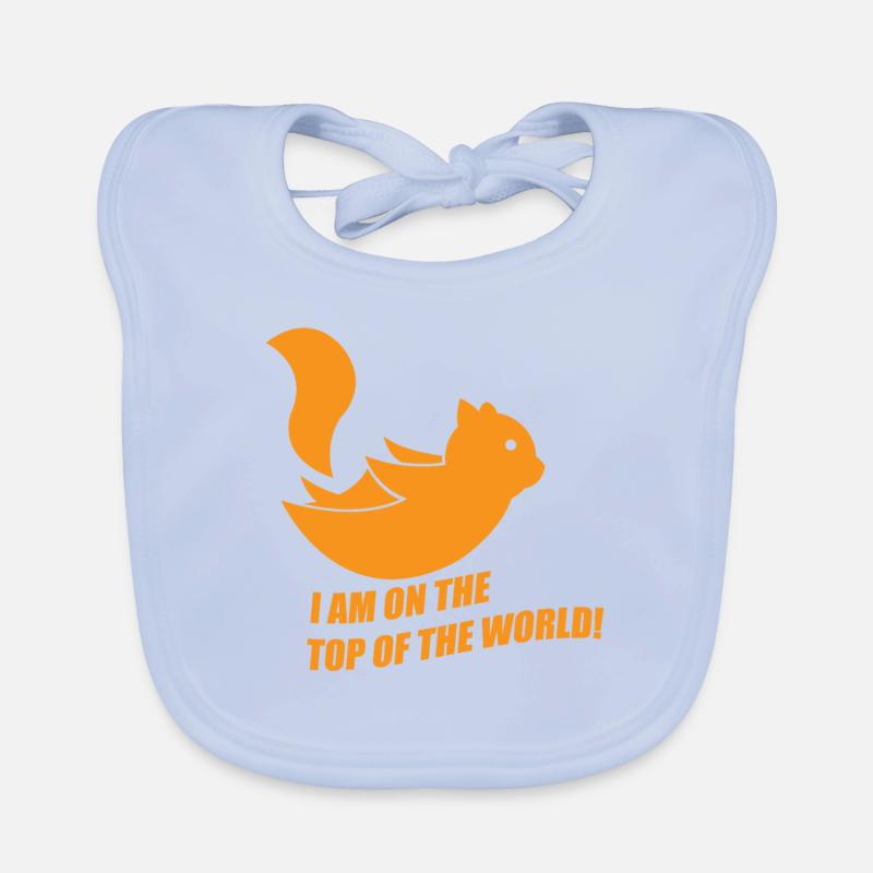 Flughörnchen Baby Bio-Lätzchen