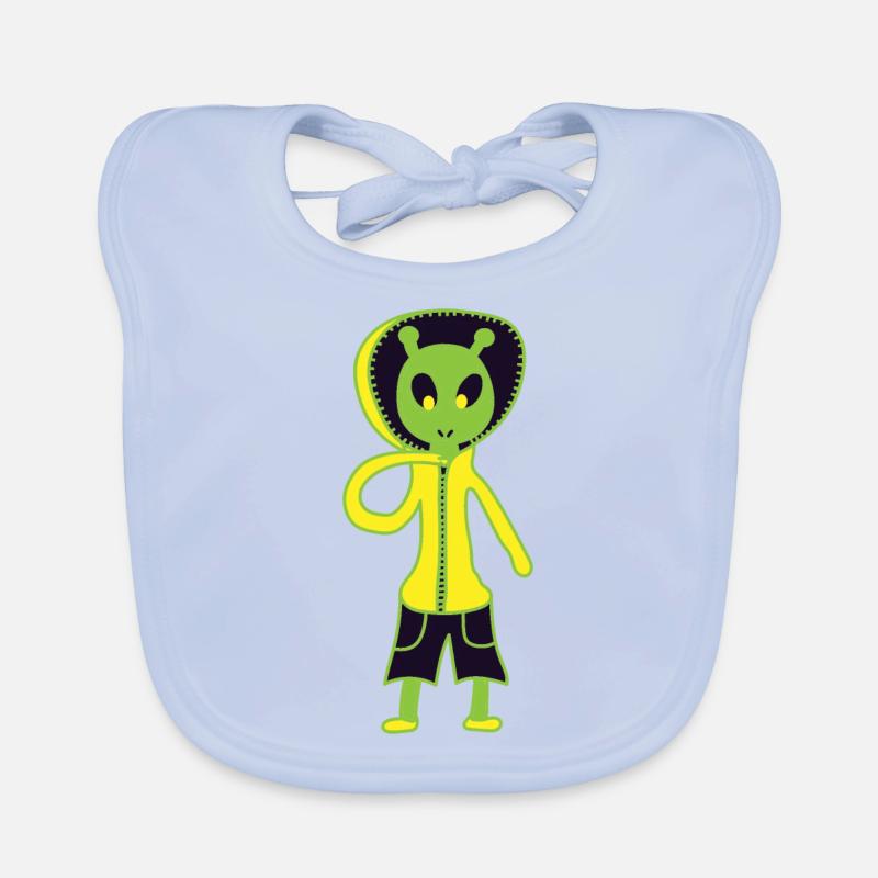 Alien Baby Bio-Lätzchen