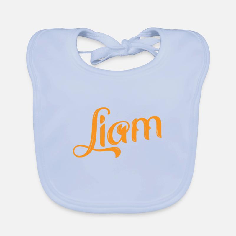 Liam is a great name. Organic Baby Bibs