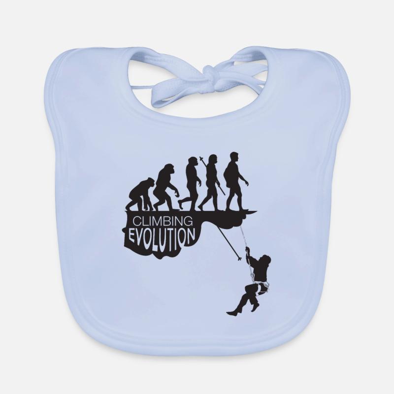 Evolution de l'escalade Bavoir bio Bébé