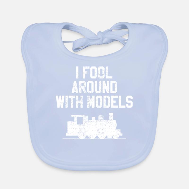 modèle de chemin de fer Bavoir bio Bébé