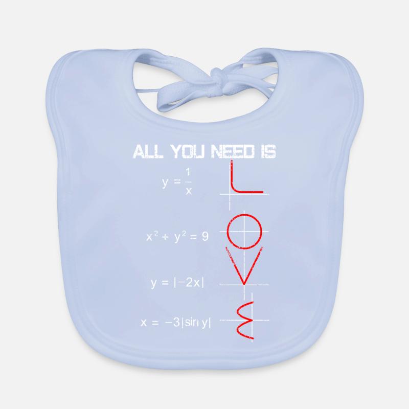Amour de math Bavoir bio Bébé