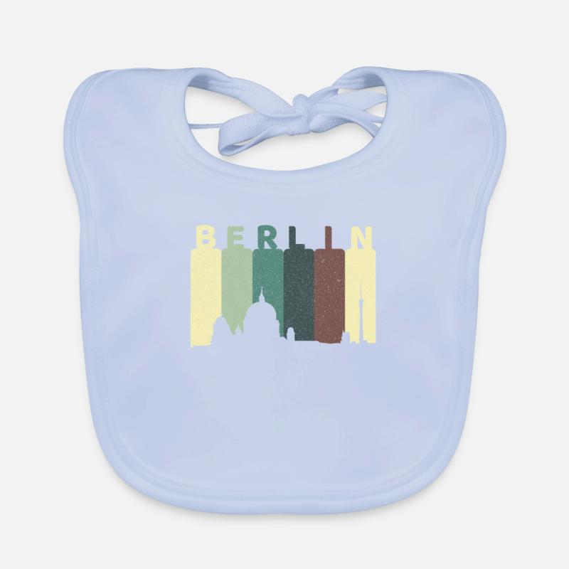 Skyline de Berlin Bavoir bio Bébé