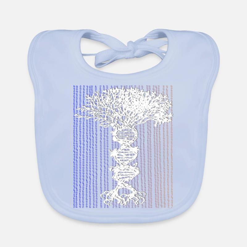 DNA-Baum des Lebens Glücksbaum - Save the World Baby Bio-Lätzchen