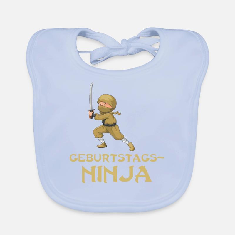 Geburtstags Ninja Geburtstag Ninja go Baby Bio-Lätzchen