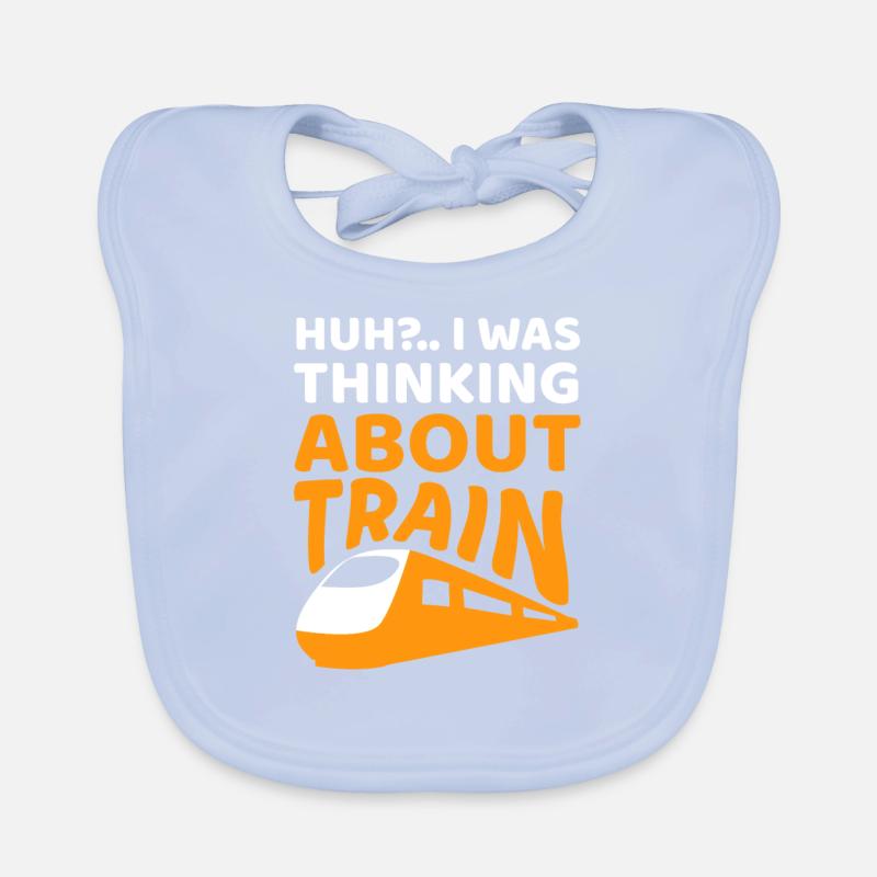 Train train fan Organic Baby Bibs