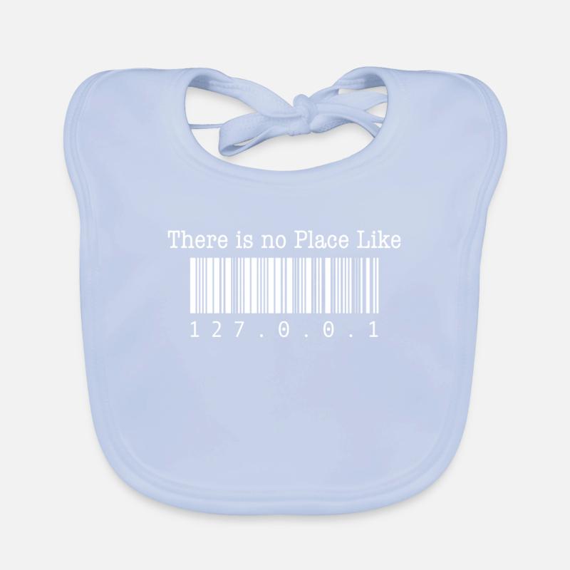 Informatique informatique IP Geek - Bavoir bio Bébé - bleu ciel