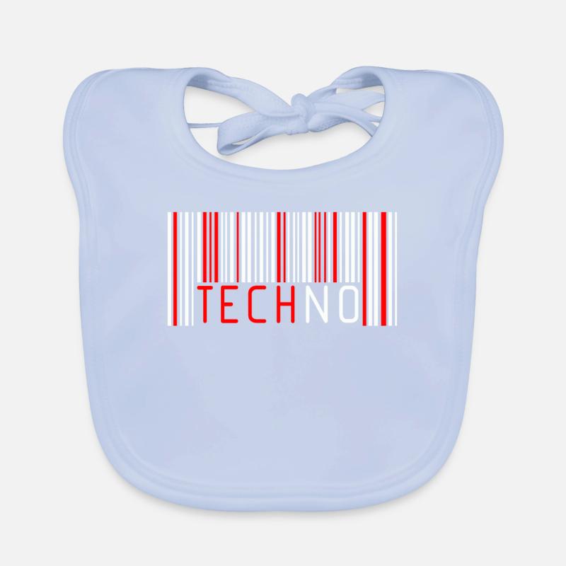 Code barre techno Bavoir bio Bébé