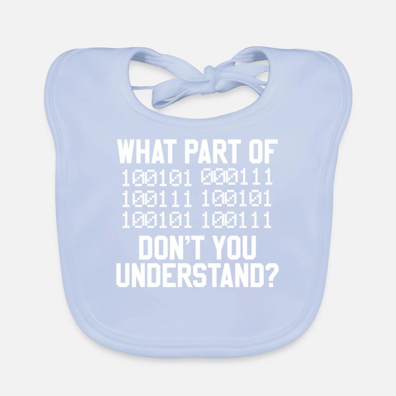 Binaer Code Computer Science Student Organic Baby Bibs