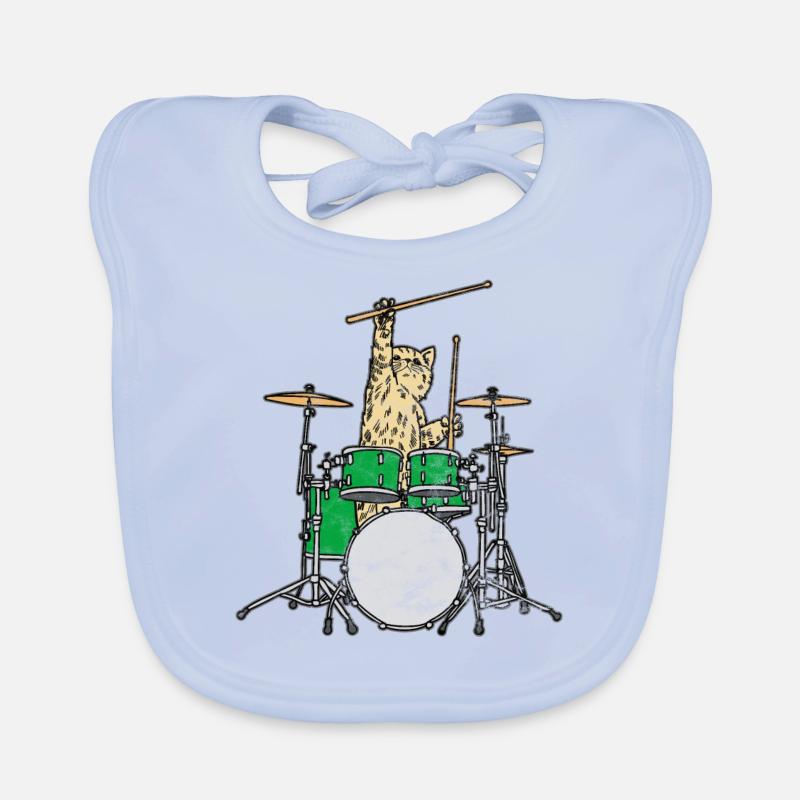 drummer Organic Baby Bibs