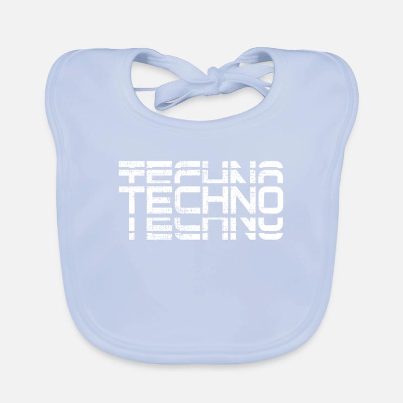 Techno Design - Baby Bio-Lätzchen - sky Blue