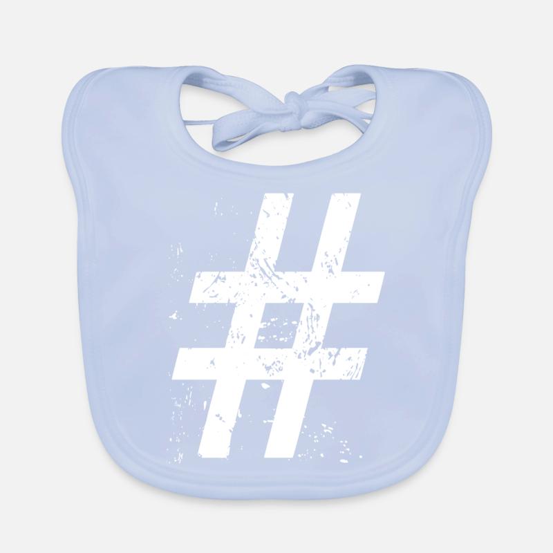 HASHTAG Bavoir bio Bébé