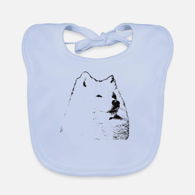 Samoyed Organic Baby Bibs